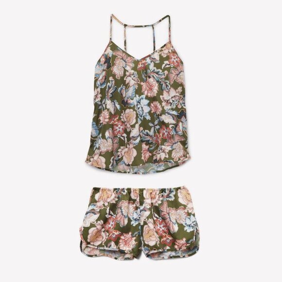 Maison Du Soir Large Lola Luella Pajama Set Olive